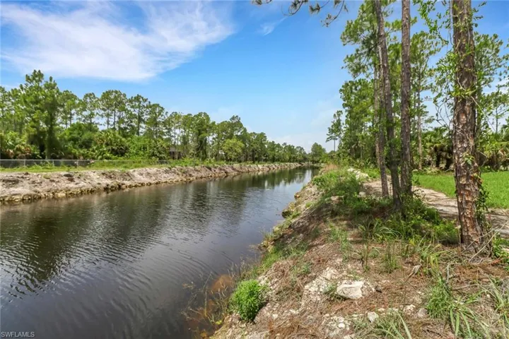 View of canal in back of property