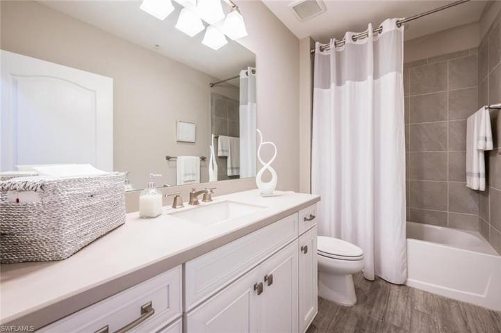 Guest Bath.  Light, Modern & Organic Minimalist