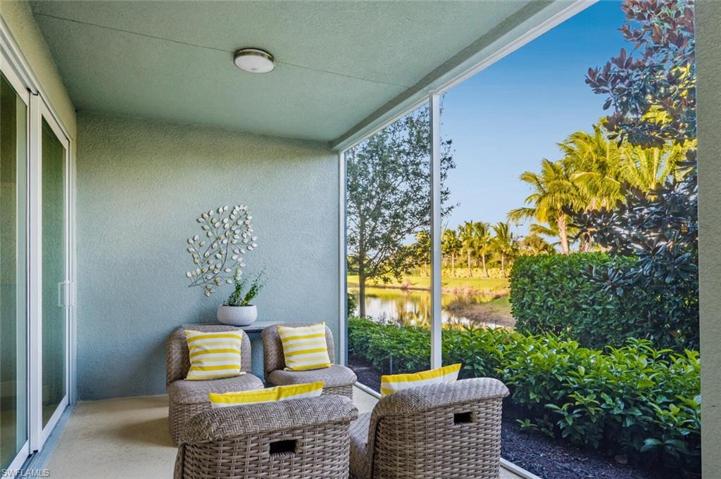 Double lanai provides loads of entertaining space