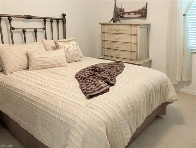View of Guest Bedroom with country french accents
