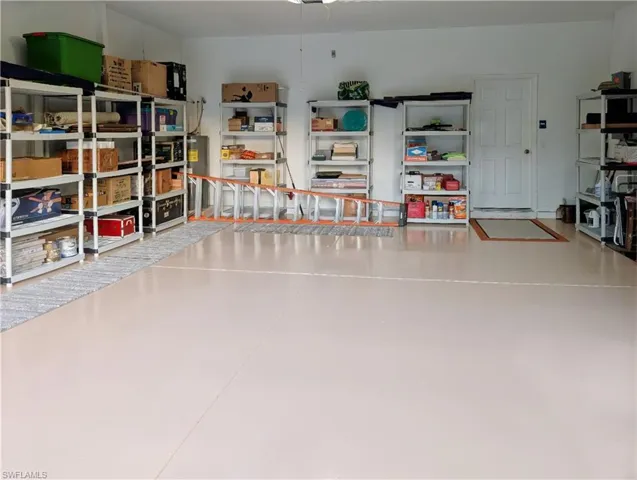 Garage, interior view