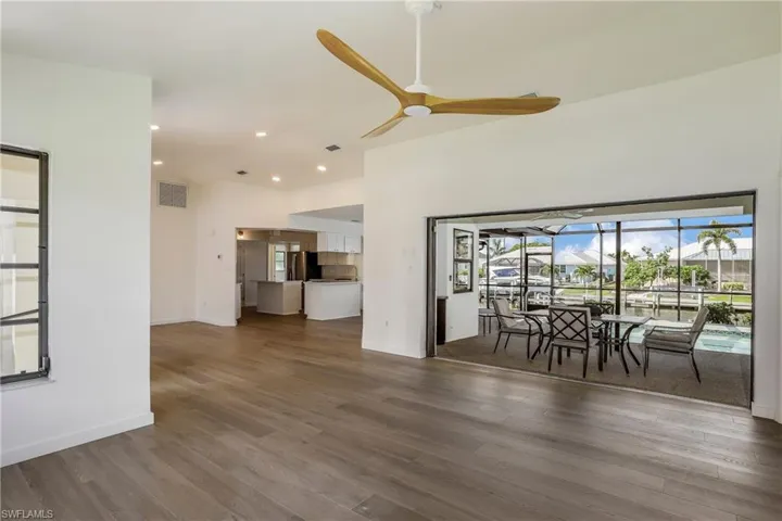Spacious living area with seamless flow to the outdoor entertaining space