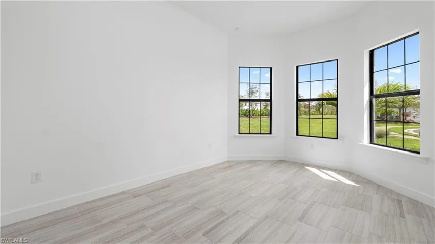 2nd bedroom with tiled floors