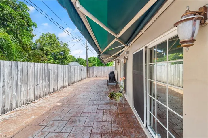 Plenty of Patio space