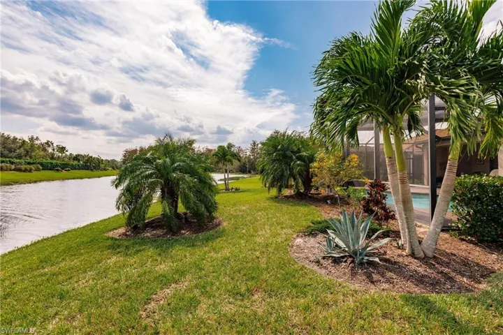 View of yard featuring a water view