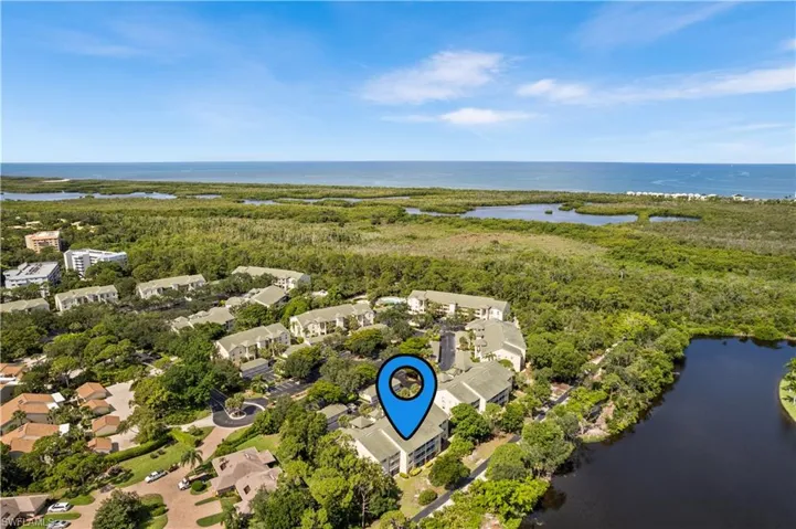 Drone / aerial view featuring a water view.