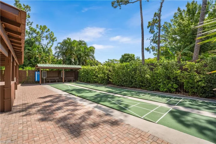 Shuffleboard courts!