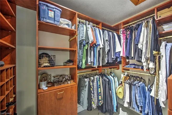 View of spacious closet