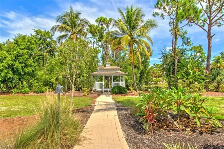 Surrounding community with a gazebo