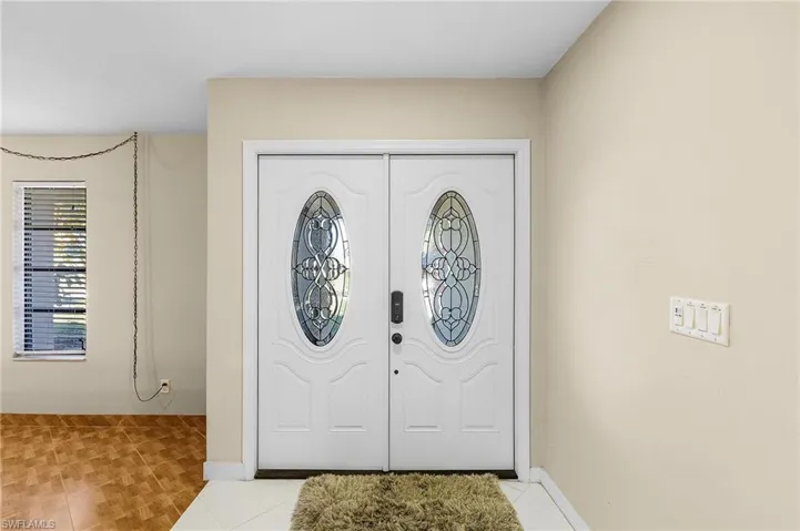 View of foyer entrance