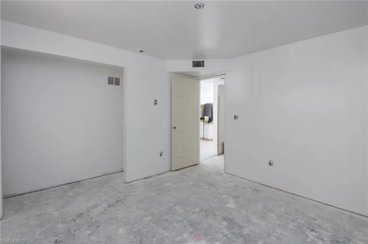 Guest Bedroom showing the closet
