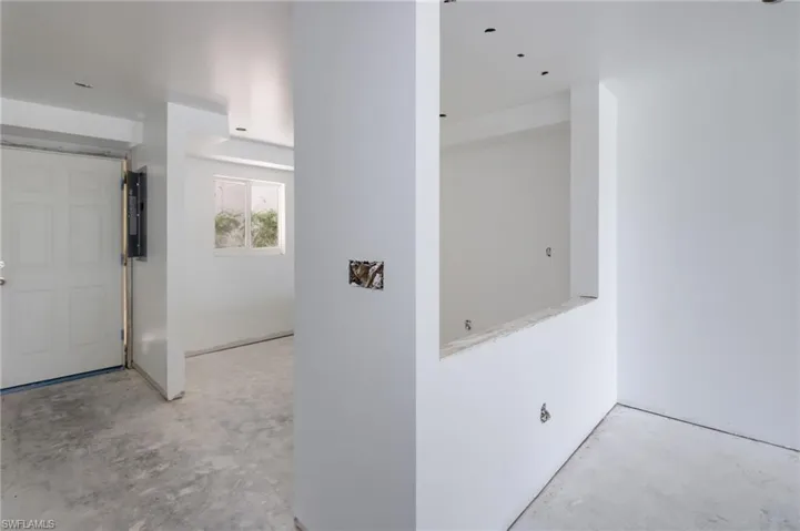 Front door entrance and Kitchen