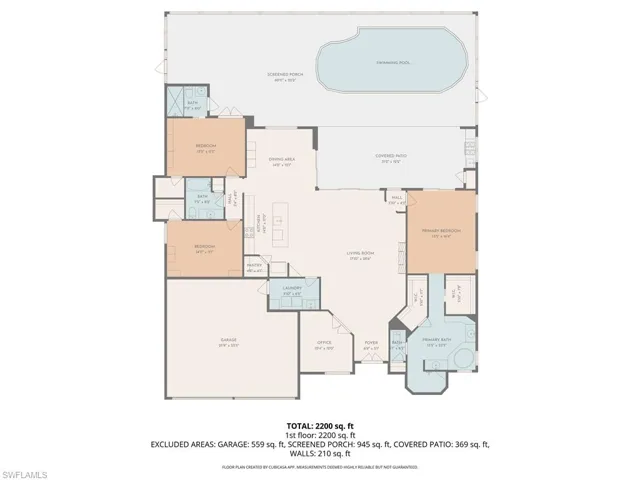 View of room layout