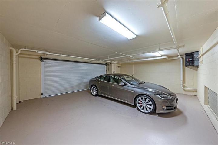 Private oversized 2 car garage in the garage