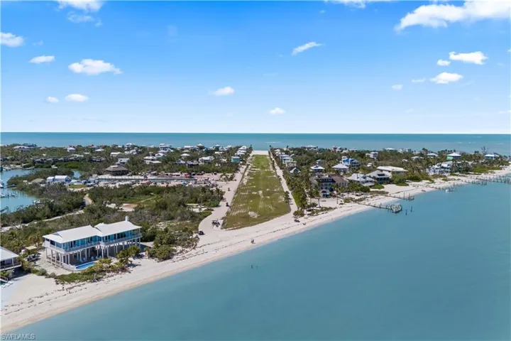 Aerial view of the landing strip - whether you fly by plane or helicopter, this might be one of the shortest and most scenic landing strips in the United States.