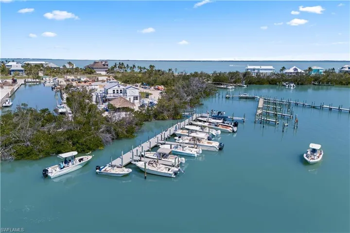 Plenty of dock space for residents.