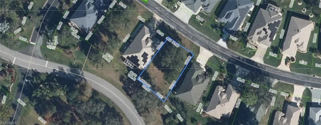 Survey Map. Displaying the boundaries and dimensions of the property