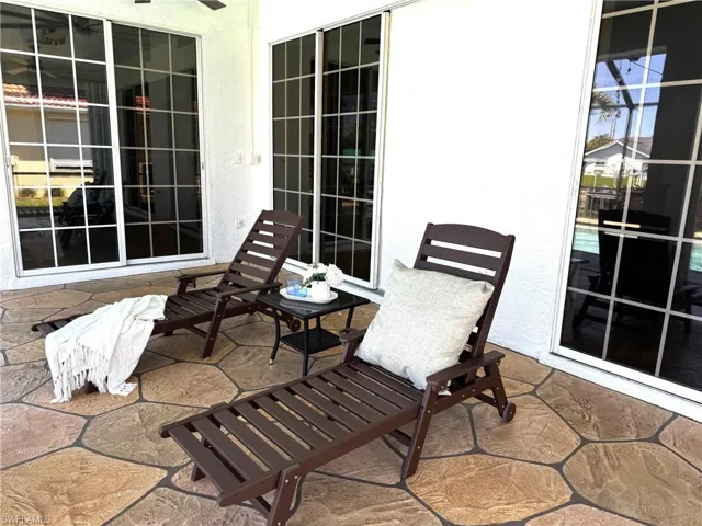 New Lanai Furniture in place.
