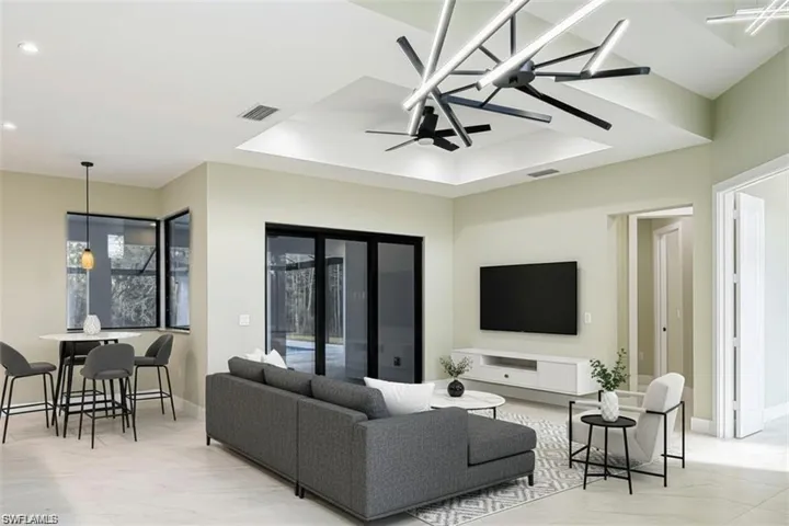 Virtually Staged Living Area