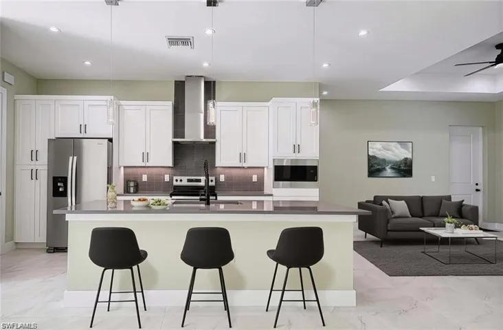 Virtually Staged Living Area