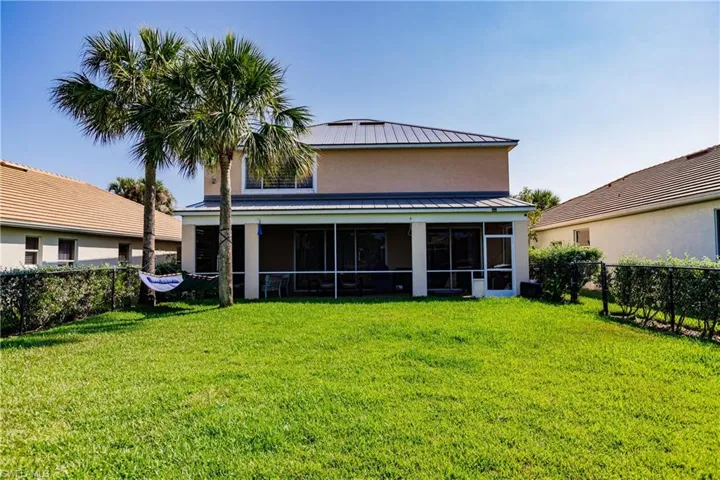 Rear view of property