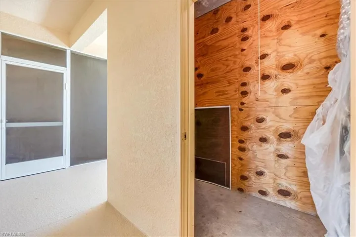 Convenient Exterior Storage across from front door!