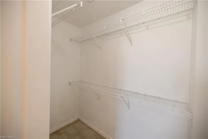 View of Master Walk-in closet.