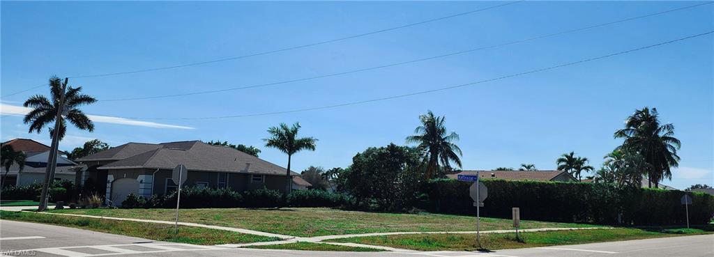 view from street intersection