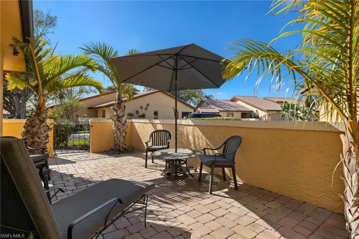 View of patio