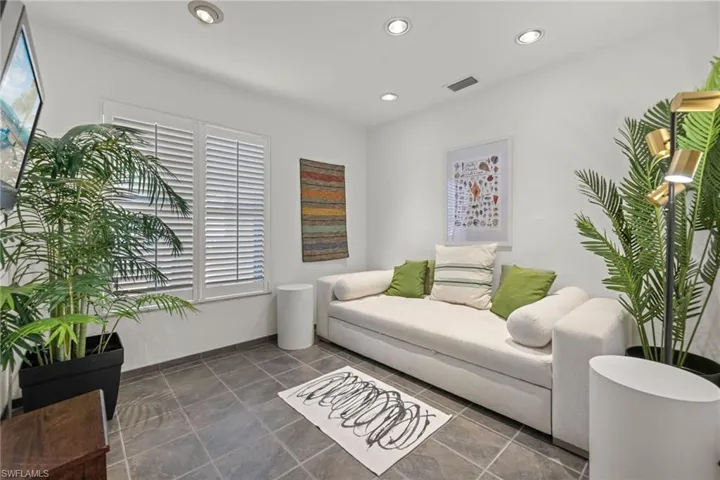 Living room with plenty of natural light