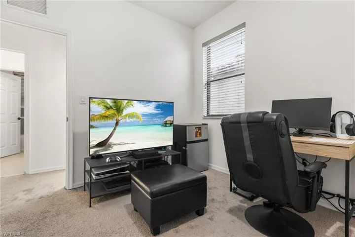 View of carpeted office
