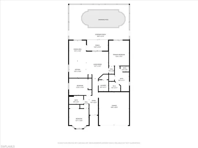 View of floor plan / room layout