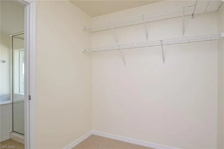 Master walk-in closet