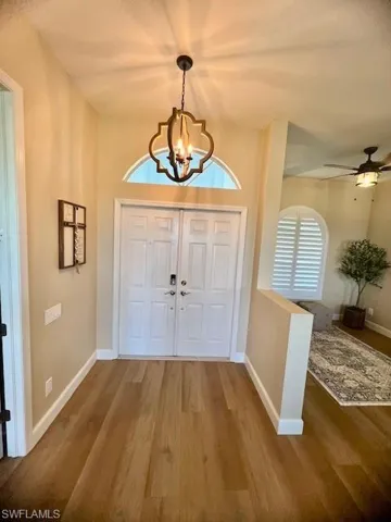 Double Door Entry, New Lighting Fixture