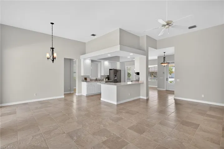 Great Room Concept-Open Family Room, Morning Room and Kitchen