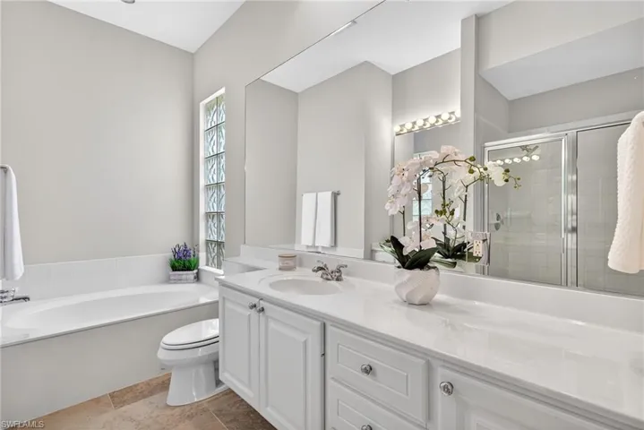 Owner's Suite Bathroom-Large Vanity and Tub
