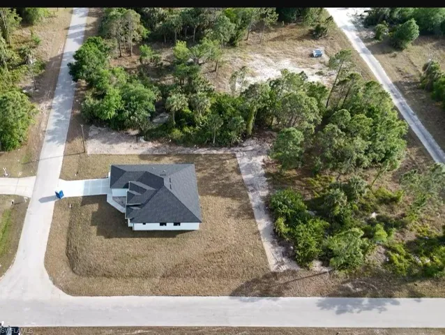 View from above of property