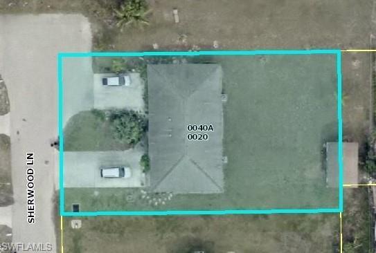 Plat lot at end of street