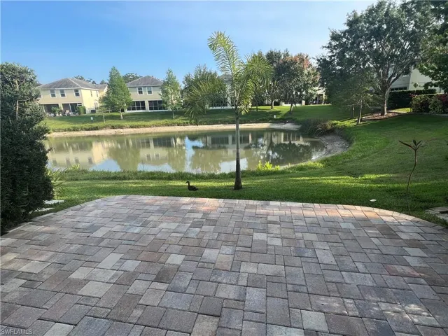 Lake view from patio