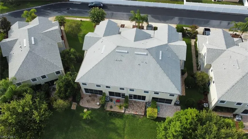 Rearview of Townhome