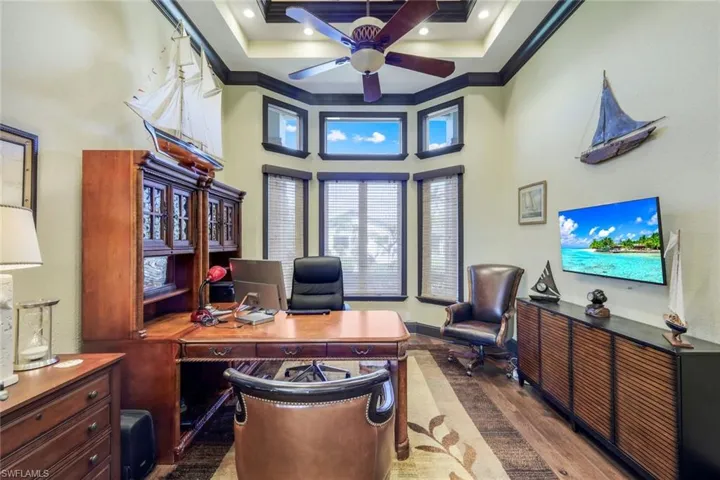 Over sized office could easily be the 4th bedroom