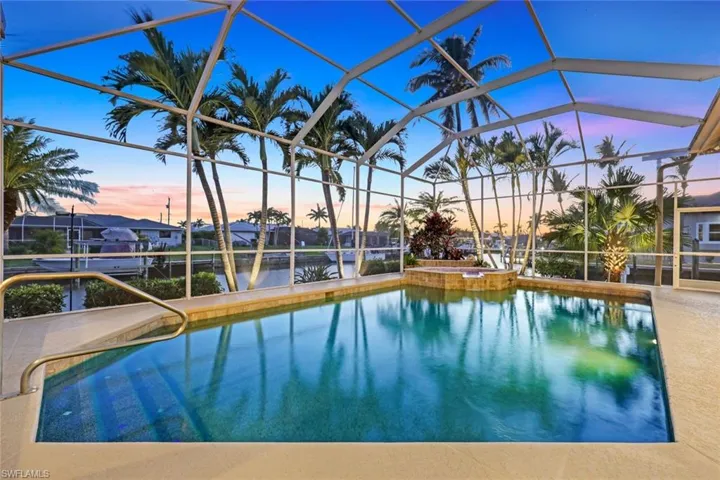 Gorgeous pebble tech pool