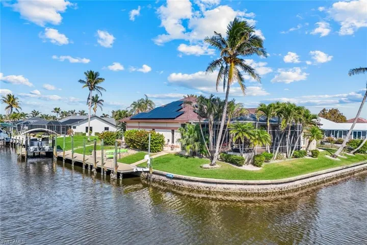 110 ft of dock with 14,000 boat lift