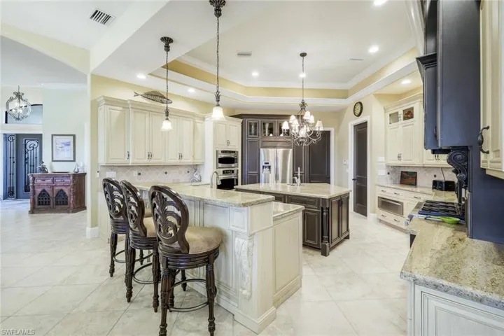 View of the kitchen from the guest bedroom hallway