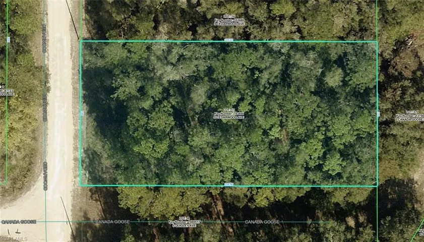 Aerial Survey. Showing the layout and boundaries of the property