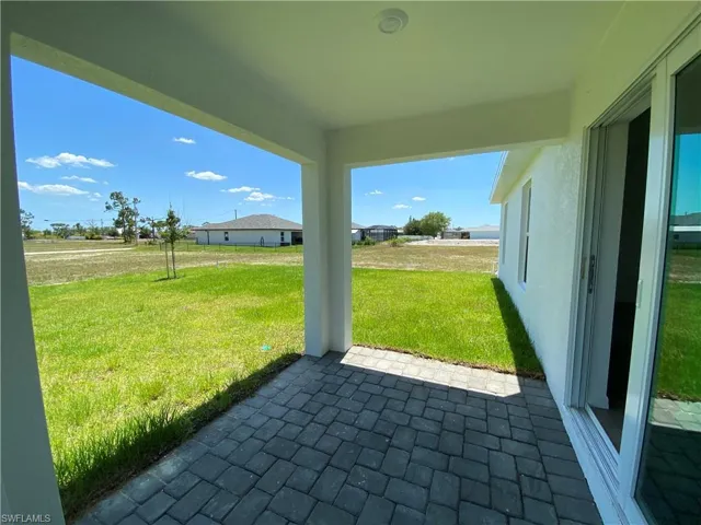 View of patio