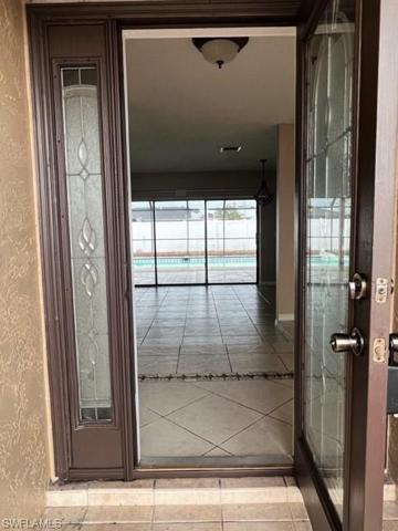 Front door open