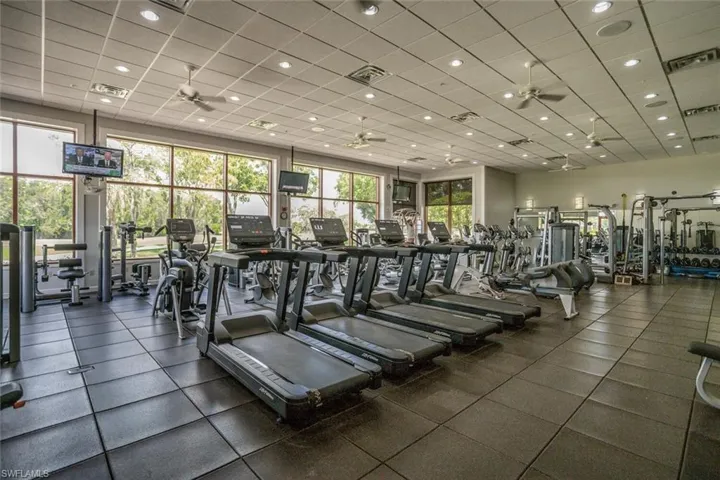 Fitness center with trainer