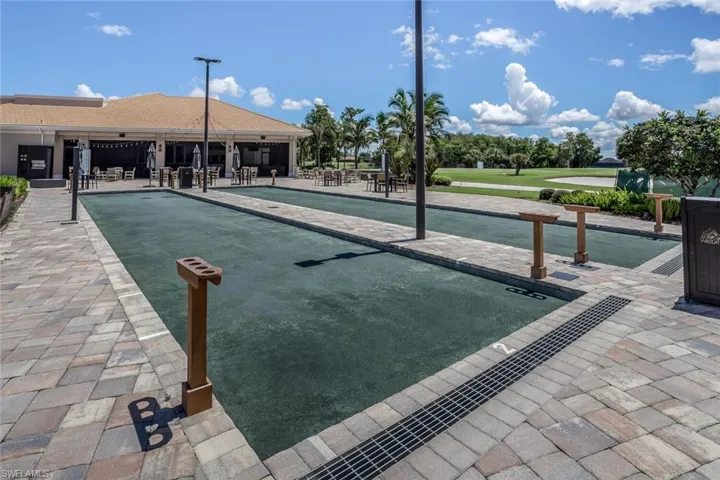 Bocce courts!