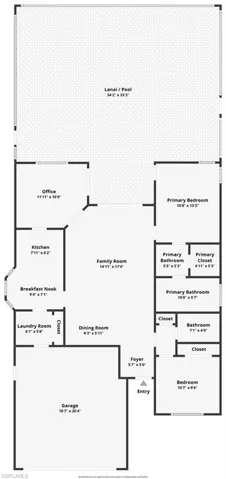 View of floor plan / room layout